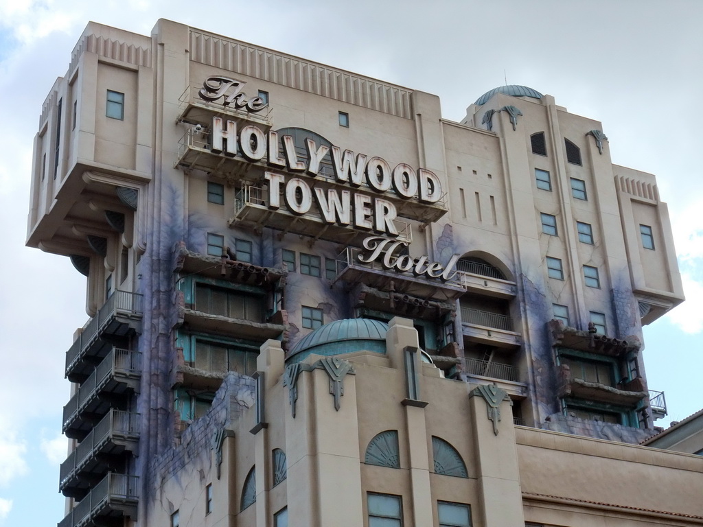 The Twilight Zone Tower of Terror, at the Production Courtyard of Walt Disney Studios Park