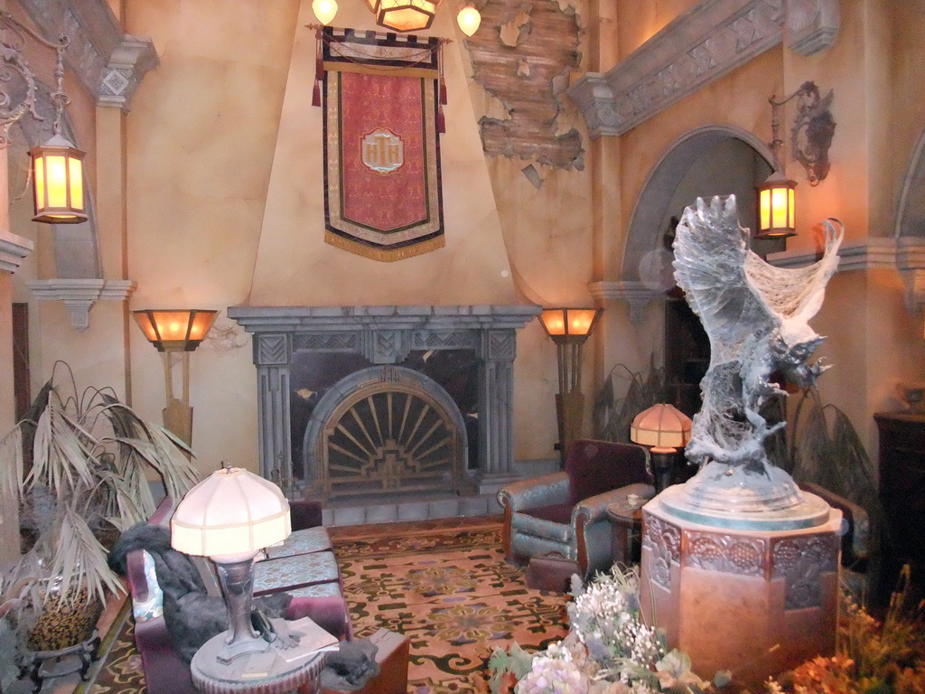 Lobby in the Twilight Zone Tower of Terror, at the Production Courtyard of Walt Disney Studios Park
