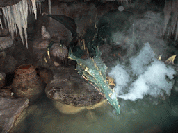 The Dragon`s Lair, at Fantasyland of Disneyland Park