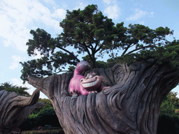 The Cheshire Cat in Alice`s Curious Labyrinth, at Fantasyland of Disneyland Park