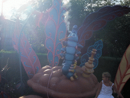 The Hookah-Smoking Caterpillar in Alice`s Curious Labyrinth, at Fantasyland of Disneyland Park