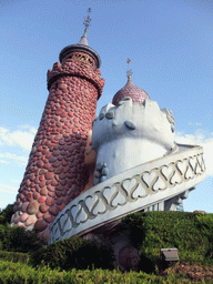 Tower in Alice`s Curious Labyrinth, at Fantasyland of Disneyland Park