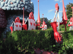 The Hearts, in Alice`s Curious Labyrinth, at Fantasyland of Disneyland Park