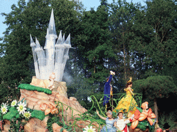 Cinderella, Prince Charming, Princess Aurora and Prince Phillip in Disney`s Once Upon a Dream Parade, at Disneyland Park