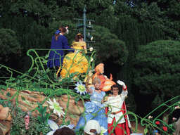 Cinderella, Prince Charming, Princess Aurora and Prince Phillip in Disney`s Once Upon a Dream Parade, at Disneyland Park
