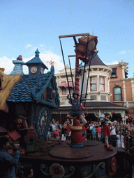 Pinocchio in Disney`s Once Upon a Dream Parade, at the Town Square of Disneyland Park