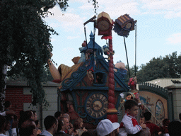 Pinocchio characters in Disney`s Once Upon a Dream Parade, at the Town Square of Disneyland Park