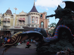 Ursula and Chernabog in Disney`s Once Upon a Dream Parade, at Disneyland Park