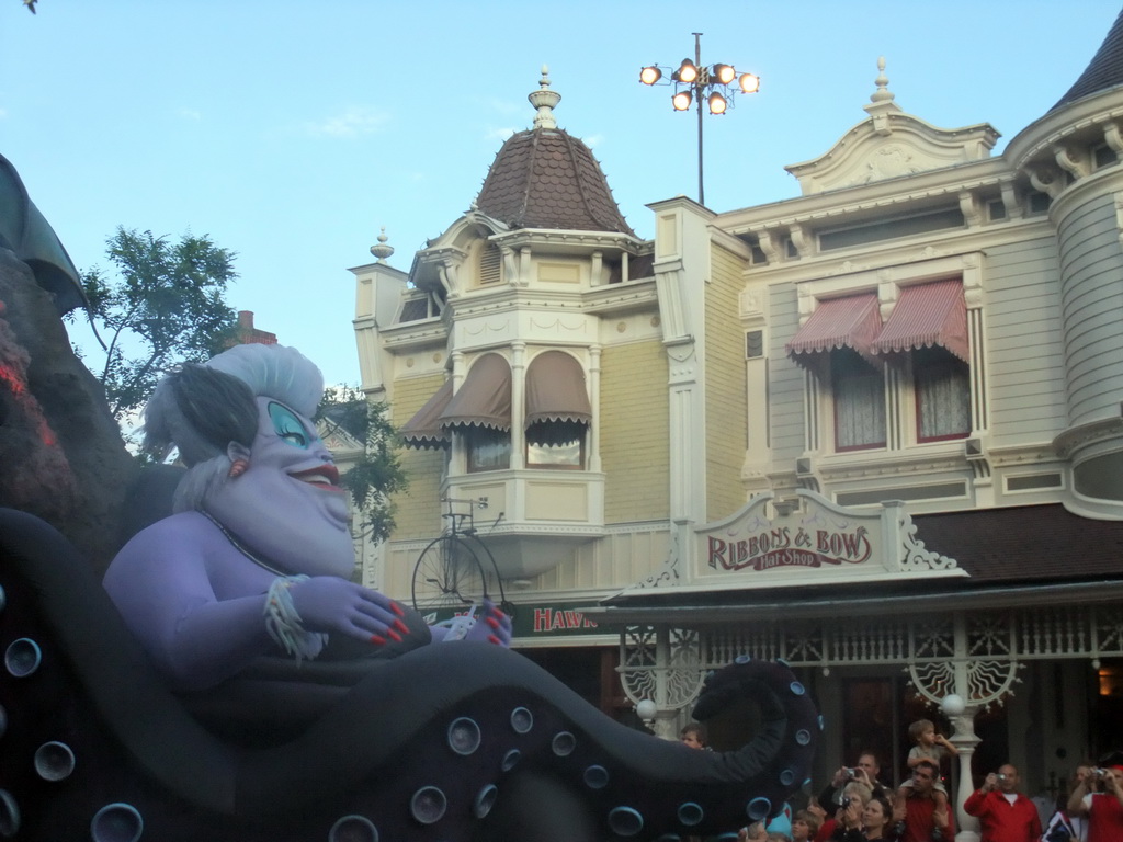 Ursula in Disney`s Once Upon a Dream Parade, at Disneyland Park