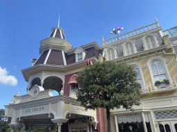Front of the Gibson Girl Ice Cream Parlour restaurant at Main Street U.S.A. at Disneyland Park