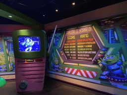 Scores and rankings at the Buzz Lightyear Laser Blast attraction at Discoveryland at Disneyland Park