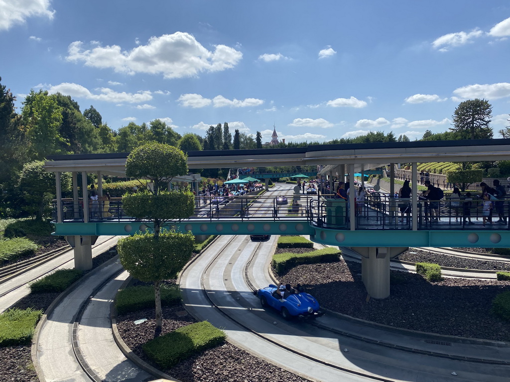 The Autopia attraction at Discoveryland at Disneyland Park