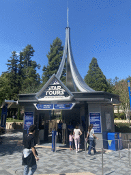 Entrance of the Star Tours - The Adventures Continue attraction at Discoveryland at Disneyland Park