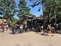 Entrance to the Big Thunder Mountain attraction at Frontierland at Disneyland Park