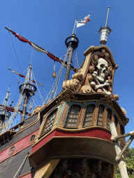 Facade of the Pirate Galleon at the Adventure Isle at Adventureland at Disneyland Park