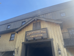 Facade of the Frontierland Theatre at Frontierland at Disneyland Park
