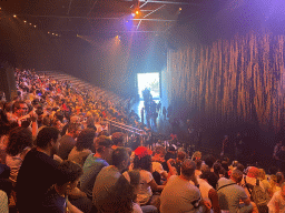 Interior of the Frontierland Theatre at Frontierland at Disneyland Park, just before the Lion King: Rhythms of the Pride Lands show