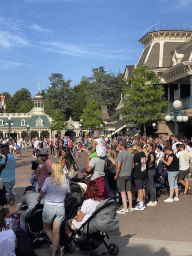 Town Square and the Main Street U.S.A. Station at Disneyland Park