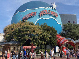 Front of the Planet Hollywood restaurant at the Disney Village street