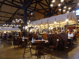 Interior of the Chuck Wagon Café at Disney`s Hotel Cheyenne