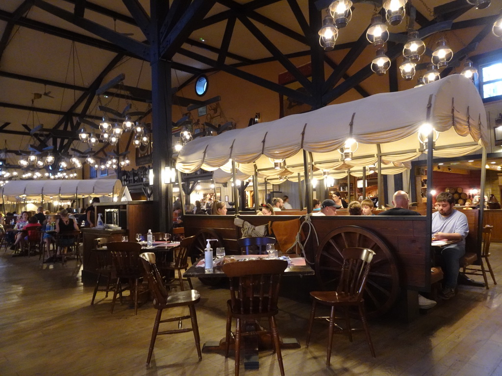 Interior of the Chuck Wagon Café at Disney`s Hotel Cheyenne