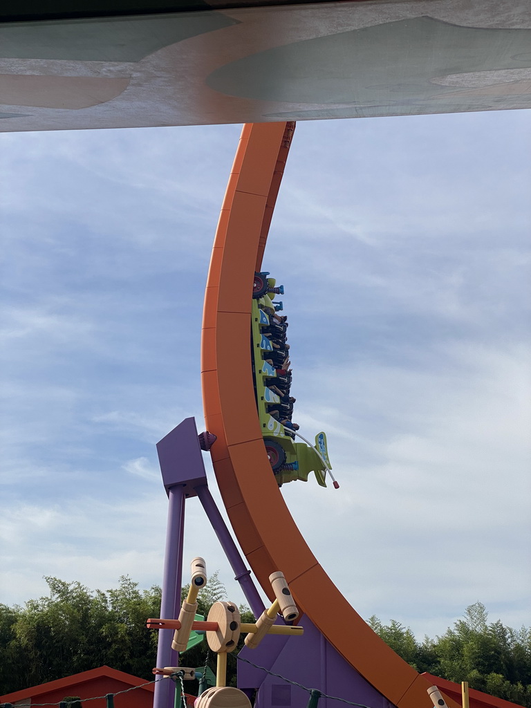 The RC Racer attraction at the Toy Story Playland at Walt Disney Studios Park