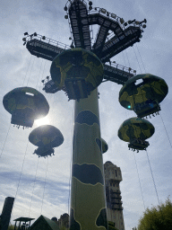 The Toy Soldiers Parachute Drop attraction at the Toy Story Playland at Walt Disney Studios Park