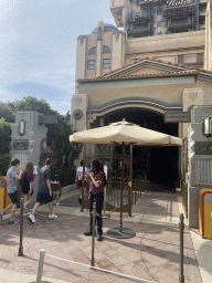 Entrance to the Twilight Zone Tower of Terror attraction at the Production Courtyard at Walt Disney Studios Park