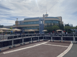 Queue for the Marvel Avengers Campus and the front of the Studio D attraction at the Production Courtyard at Walt Disney Studios Park