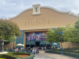 Front of the Studio 1 building at the Front Lot at Walt Disney Studios Park