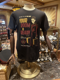 T-shirt at the Tower Hotel Gifts store at the Production Courtyard at Walt Disney Studios Park