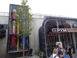 Front of the PYM Kitchen restaurant at the Marvel Avengers Campus at Walt Disney Studios Park