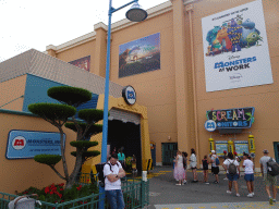 Monsters, Inc. attraction at the left side of the Studio D attraction at the Production Courtyard at Walt Disney Studios Park