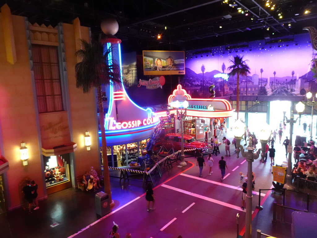 Interior of the Studio 1 building at the Front Lot at Walt Disney Studios Park, viewed from the upper floor of the Restaurant en Coulisse
