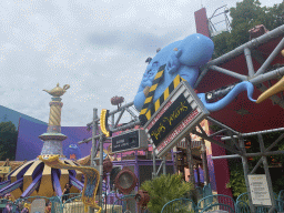 Front of the Les Tapis Volants - Flying Carpets Over Agrabah attraction at the Toon Studio at Walt Disney Studios Park