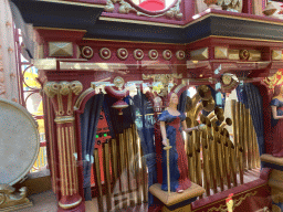 Organ at the Main Street U.S.A. Station at Disneyland Park, viewed from the train at the Disneyland Railroad attraction