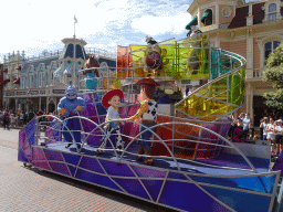 Chip, Dale, Clarice, Woody, Jessie and the Genie at the Disney Stars on Parade at Main Street U.S.A. at Disneyland Park