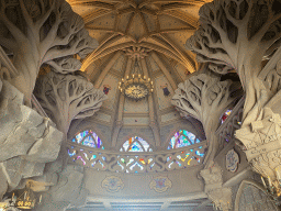 Ceiling of Sleeping Beauty`s Castle at Fantasyland at Disneyland Park