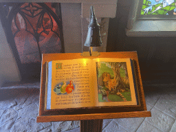 Book at the upper floor of Sleeping Beauty`s Castle at Fantasyland at Disneyland Park