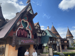 Front of the Les Voyages de Pinocchio attraction at Fantasyland at Disneyland Park