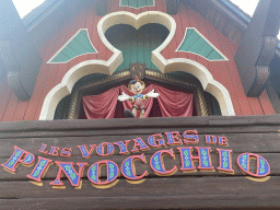 Facade of the Les Voyages de Pinocchio attraction at Fantasyland at Disneyland Park