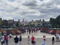 Central Plaza and Main Street U.S.A. at Disneyland Park