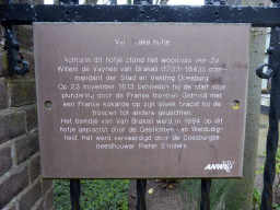 Information on the Van Brakellhofje garden at the Veerpoortstraat street