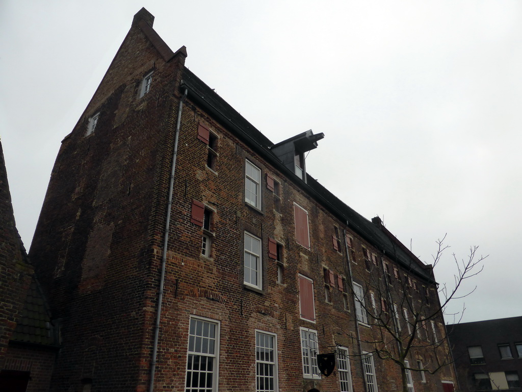 Northwest side of the Arsenaal building at the Kloosterstraat street