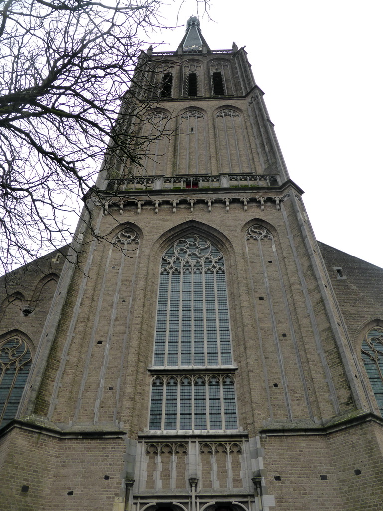 West side of the tower of the Martinikerk church, viewed from the Markt square