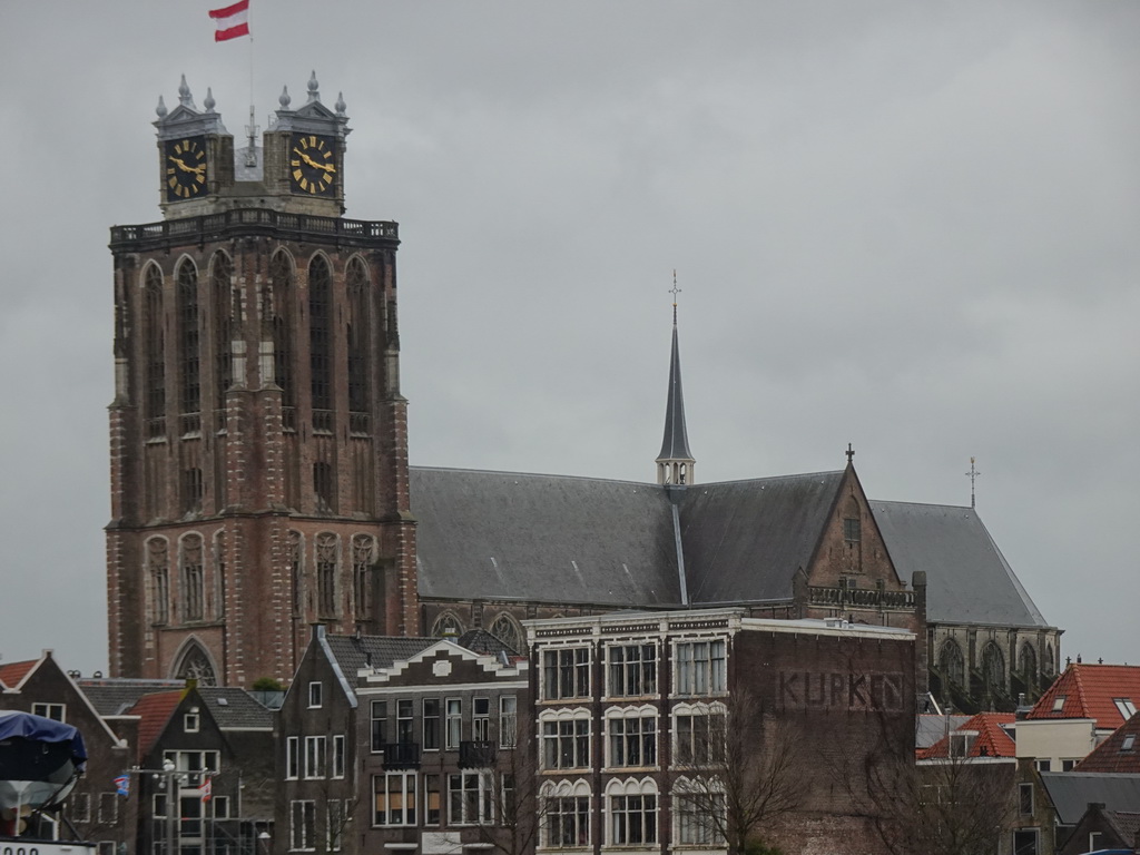 The Church of Our Lady, viewed from the Draaibrug bridge