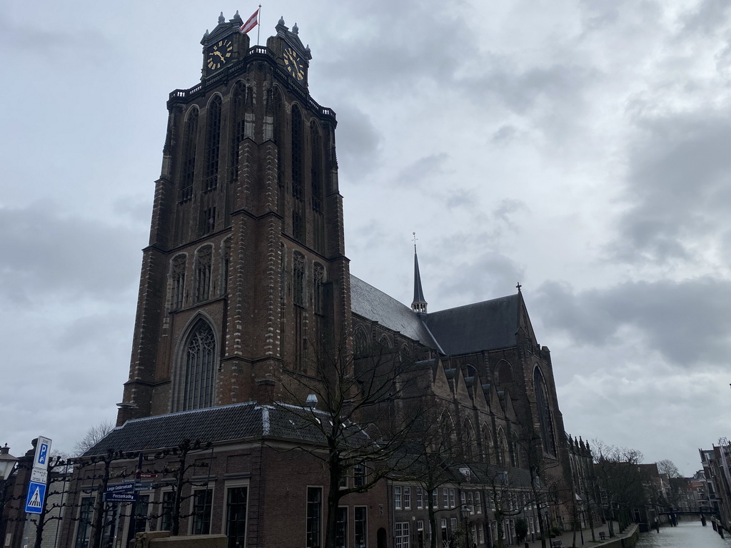 The Church of Our Lady, viewed from the Leuvebrug bridge