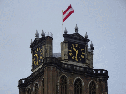 Top of the tower of the Church of Our Lady, viewed from the Engelenburgerbrug bridge