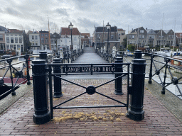 The Langeijzerenbrug bridge over the Nieuwe Haven harbour, viewed from the Nieuwe Haven street