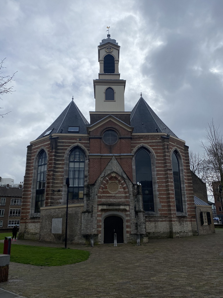 West side of the Nieuwkerk church at the Nieuwkerksplein square